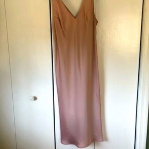 Light pink Satin slip dress from